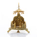Simhasan - 9 x 6 Inches | Aluminium Material/ Simhasanam/ Simhasanam for Deity - Pooja Aasan & Bajot & Pooja Mat