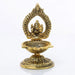 Star Deep - 9 x 6 Inches | Aluminium Diya/ Ganesha Lamp/ Vilakku for Pooja/ 110 Gms Approx - Deity Lamps