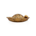 Tortoise Statue with Plate - 1.5 x 4 Inches | Feng Shui Turtle/ Gold Polish Tortoise/ 155 Gms Approx - Table Stand Accessories