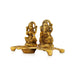 Lakshmi Ganesha Deep | Aluminium Vilakku / Diya / Laxmi Ganesh Lamp For Home & Pooja - Deity Lamps