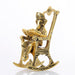 Brass Ganesh Murti - 6 x 2 Inches | Antique Brass Statue/ Vinayagar Statue/ Ganesha Idol for Pooja - Brass Murties