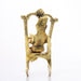 Brass Ganesh Murti - 6 x 2 Inches | Antique Brass Statue/ Vinayagar Statue/ Ganesha Idol for Pooja - Brass Murties