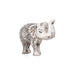 Elephant Statue - 3 x 5 Inches | Aluminium Elephant Figurine/ Elephant Sculpture for Home/ 240 Gms Approx - Table Stand Accessories