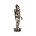 Laxmi Devi Statue - 5 x 2 Inches | Lakshmi Statue Standing On Lotus / Brass Idol/ Maha Laxmi Idol for Pooja/ 140 Gms Approx - Brass Murties