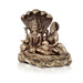 Laxmi Vishnu Idol - 5 x 5 Inches | Vishnu Lakshmi Sheshnag Statue/ Brass Idol for Pooja/ 565 Gms Approx - Brass Murties