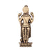 Vishnu Murti - 6 x 2.25 Inches | Brass Vishnu Idol/ Lord Vishnu Murti Statue for Pooja/ 245 Gms Approx - Brass Murties