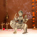Durga Devi Sitting On Lion - 6 x 4 Inches | Brass Statue/ Durga Murti for Pooja/ 490 Gms Approx - Brass Murties