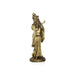 Krishnan Statue - 10 x 3.5 Inches | Brass idol/ Krishna Flute Statue for Pooja/ 730 Gms Approx - Brass Murties