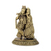 Radha Krishna Idol - 6 x 4 Inches | Brass Idol/ Radha Krishna Murti for Pooja/ 460 Gms Approx - Brass Murties