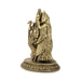 Radha Krishna Idol - 6 x 4 Inches | Brass Idol/ Radha Krishna Murti for Pooja/ 460 Gms Approx - Brass Murties