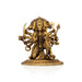 Panchmukhi Hanuman Statue Mandi On Base - 3 x 2.75 Inches | Brass Idol/ Panchamukha Hanuman Idol for Pooja - Brass Murties