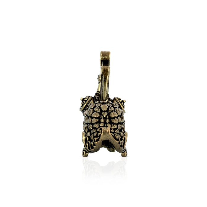 Peacock Figurine - 2 x 3 Inches | Antique Brass Idol / Mayil Statue For Living Room & Gifiting