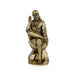Saibaba Statue - 5 x 1.75 Inches | Antique Brass Idol / Saibaba Sitting Idol/ Shirdi Sai Baba Vigraham - Brass Murties
