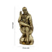 Saibaba Statue - 5 x 1.75 Inches | Antique Brass Idol / Saibaba Sitting Idol/ Shirdi Sai Baba Vigraham - Brass Murties