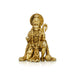 Anjaneya Statue - 2 x 1.5 Inches | Brass Idol/ Hanuman Statue/ Hanuman Murti Mandi for Pooja - Brass Murties