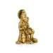 Anjaneya Statue - 2 x 1.5 Inches | Brass Idol/ Hanuman Statue/ Hanuman Murti Mandi for Pooja - Brass Murties