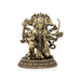 Panchamukha Hanuman Mandi On Base Murti -6 x 5 Inches | Antique Brass Statue/ Anjaneyar Statue For Home Decor - Brass Murties