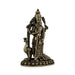 Mayil Murugan Standing On Base Murti - 3.5 x 2.25 Inches | Antique Brass Idol / Peacock Murugar Statue for Pooja - Brass Murties