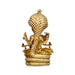 Vishnu Murti Sitting On Sheshnag - 2.25 x 1.25 Inches | Brass Idol/ Vishnu Statue for Pooja - Brass Murties