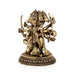 Panchamukhi Hanuman Mandi On Base Murti -7 x 5.5 Inches | Antique Brass Statue/ Anjaneyar Sculpture For Home Decor - Brass Murties