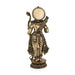 Ramar Murti Set - 10 x 3 Inches | Antique Brass Statue/ Sita Ram Laxman Hanuman/ Ram Darbar Idol for Pooja - Brass Murties