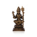 Kamakshi Idol Sitting On Base - 3 x 1.5 Inches | Kamatchi Amman Statue/ Brass Idol for Worship - Brass Murties