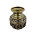 Astalakshmi design Lota - 5.5 x 3 inches | Antique Brass Chombu /kalash/ Pooja Pot for Pooja and Temple Rituals - Kalash & Pooja Lota