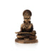 Annapurna Devi Sitting On Base - 2.75 x 2.5 Inches | Brass Idol/ Annapoorani Statue for Pooja - Brass Murties