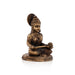 Annapurna Devi Sitting On Base - 2.75 x 2.5 Inches | Brass Idol/ Annapoorani Statue for Pooja - Brass Murties