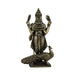 Peacock Murugan standing On Base Murti- 4 x 2 Inches|Antique Brass Idol/ Murugan Statue Decor For Home & Pooja - Brass Murties
