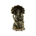 Lakshmi Narasimhar sitting on Nagam Base Murti- 3 x 2 Inches | Antique Brass Idol/ Laxmi Narashimar Statue - Brass Murties