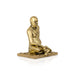 Swami Samarth Murti - 1.5 x 1.25 Inches | Brass Idol / Swami Samarth Statue for Pooja - Brass Murties