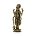 Vishnu Standing on Kamal Base Murti - 2.75 x 1 Inches | Antique Brass Statue / Perumal Idol / Narayana Statue - Brass Murties