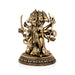 Panchamukha Hanuman Mandi On Base Murti -6 x 5 Inches | Antique Brass Statue/ Anjaneyar Sculpture For Home Decor - Brass Murties
