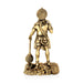 Hanuman standing On Base Murti -12 x 6 Inches | Antique Brass Statue/ Anjaneyar Sculpture For Home Decor - Brass Murties