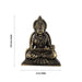 Annapurna Devi Sitting On Base - 2.75 X 2 Inches | Antique Brass Idol/ Annapoorani Statue For Divine Blessings - Brass Murties