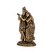 Radha Krishna Standing On Base Murti - 4.25 x 2.25 Inches | Antique Brass Idol / Radha Krishna Statue For Home - Brass Murties