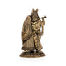 Radha Krishna Standing On Base Murti - 4.25 x 2.25 Inches | Antique Brass Idol / Radha Krishna Statue For Home - Brass Murties