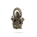 Gajalakshmi sitting On Kamal Base Murti- 4 x 3 Inches| Antique Brass Idol/ Gajalakshmi Statue For Home & Pooja - Brass Murties
