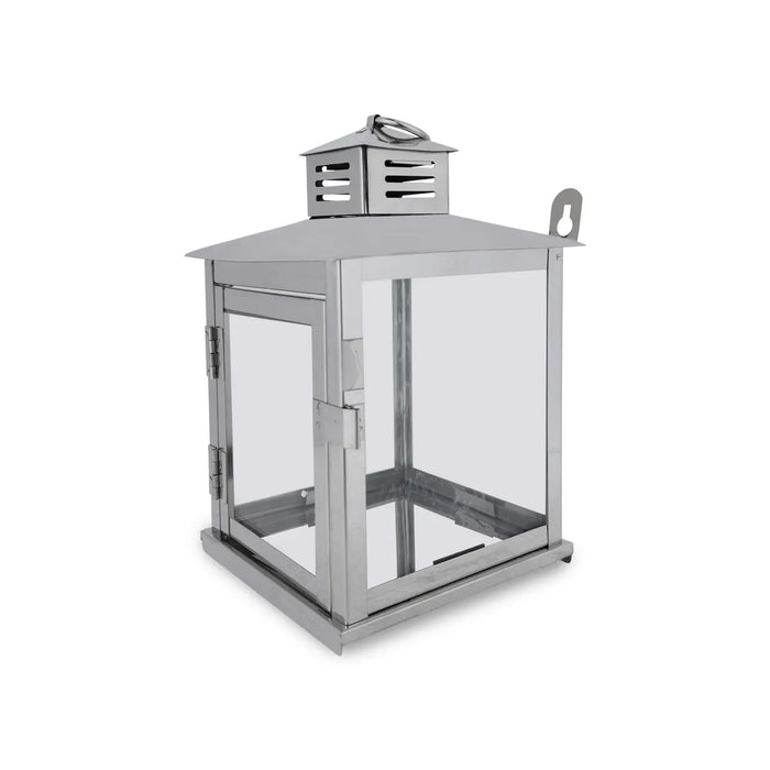 Glass Dhoom – 6.5 X 10 Inches | Stainless Steel Diya Protecter / Safe Lamp Cover For Pooja & Outdoors