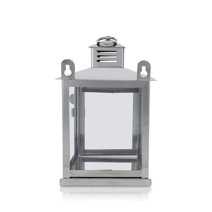 Glass Dhoom – 7 X 11 Inches | Stainless Steel Diya Shield / Windproof Lamp Cover For Home Temple