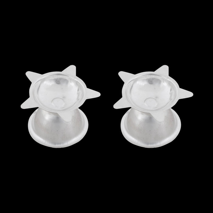 Pooja Thali Set | 11 Pcs/ White Metal Pooja Set/ Puja Thali Set for Home & Temple - Pooja Thali Sets