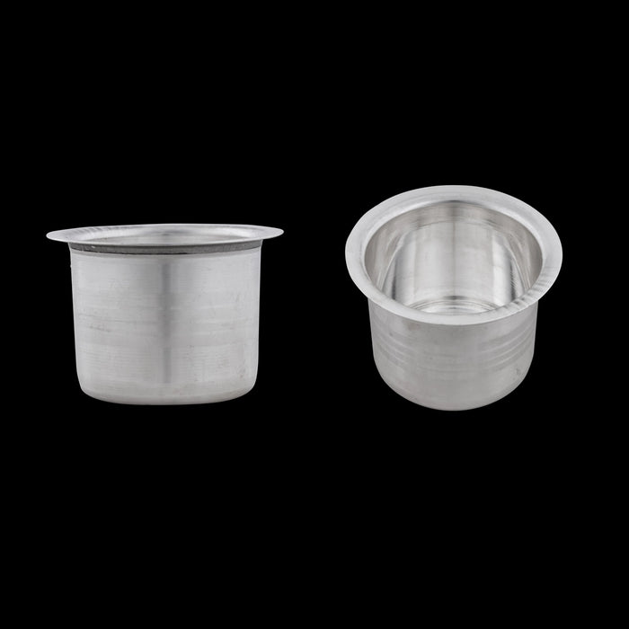 Pooja Thali Set | 11 Pcs/ White Metal Thali Set/ Puja Thali Set for Home & Temple - Pooja Thali Sets