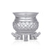 Chandan Cup With Elephant Leg - 3 x 2.5 Inches | German Silver Cup/ German Silver Bowl for Pooja/ 115 Gms Approx - Bowls