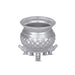 Chandan Cup With Elephant Leg - 3 x 2.5 Inches | German Silver Cup/ German Silver Bowl for Pooja/ 115 Gms Approx - Bowls