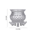 Chandan Cup With Elephant Leg - 3 x 2.5 Inches | German Silver Cup/ German Silver Bowl for Pooja/ 115 Gms Approx - Bowls