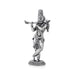 Flute Krishna Murti Standing On Base - 7.5 x 3.5 Inches | German Silver&Antique Polish Krishna Idol for Worship - German Silver Murties