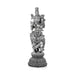 Krishna Murti Standing On Base - 11 x 3.5 Inches | German Silver&Antique Polish Krishna Idol for Worship - German Silver Murties