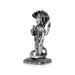 Vishnu Murti With Sheshnag Standing On Base - 4 x 2 Inches | German Silver/Antique Polish Vishnu Idol for Pooja - German Silver Murties