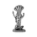 Vishnu Murti With Sheshnag Standing On Base - 4 x 2 Inches | German Silver/Antique Polish Vishnu Idol for Pooja - German Silver Murties